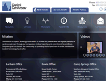 Tablet Screenshot of capitolcardiology.com